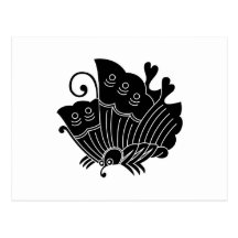 揚羽蝶 はがき