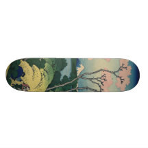 葛飾北斎 "東海道品川御殿山の不二", SKATE DECKS