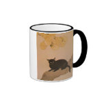 黒猫 svart katt för 春草, Shunsō Kaffe Muggar