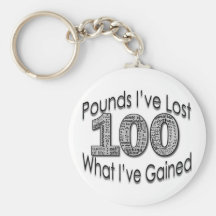 100 dunkar borttappada Keychain Nyckelring