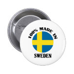 100% gjorde i sverige pins