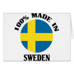 100% Made In Sweden Card