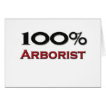 100 procent Arborist Hälsnings Kort