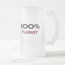 100 procent blomsterhandlare kaffe mugg