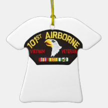 101. Luftburen Vietnam veteran Julgransdekorationer