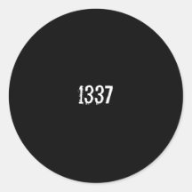 1337 KLISTERMÄRKEN