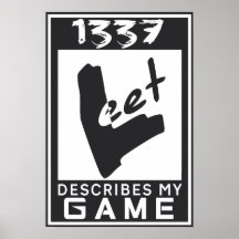 1337 Leet klassa Posters