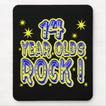14 år - oldssten! (Blått) Mousepad