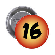 16th Födelsedagen klämmer fast för grabbar Knappar Med Nål