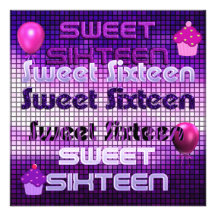 16th födelsedagsfestlilor 2 för sweet sixteen personliga tillkännagivande