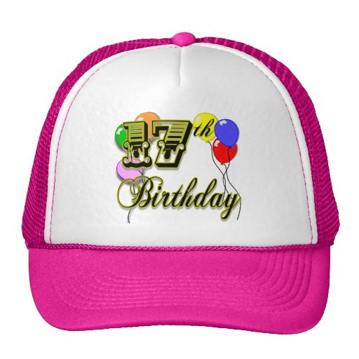 17th FödelsedagMerchandise Baseball Hat