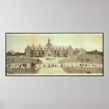 1918 kvinna högskola, långt foto för Montgomery AL Affisch