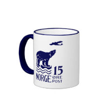 1925 norska polara björn kaffe mugg