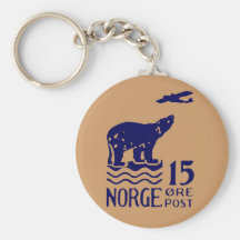 1925 norska polara björn nyckel ring