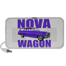 1963 chevy vagnblått för nova II Högtalare Att Ta Med Sig