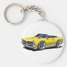 1966/67 gula cabriolet för GTO Nyckel Ring