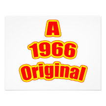 1966 original- rött inbjudningar