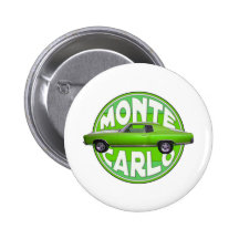 1970 monte - carlo gröntmaskin knapp med nål