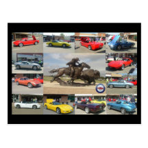 1st Årlig buffelräkningCorvette Show Vykort