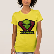 1st födelsedag för främling t-shirt