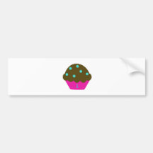 1st födelsedag för muffin bildekal
