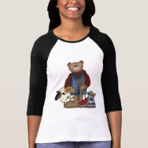 1st födelsedag för nalle t-shirt