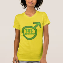 1st födelsedag för pojkar tee shirt