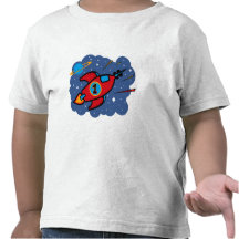 1st födelsedag för raketfrakt t shirts