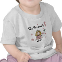 1st födelsedag Tshirts och gåvor för Princess