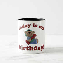1st Födelsedagbjörn Kaffe Mugg