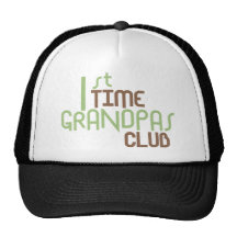 1st Time morfarklubb (grönt) Baseball Hat