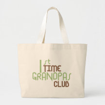 1st Time morfarklubb (grönt) Tote Bag