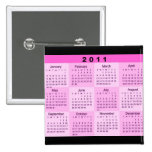 2011 år på en ögonkastkalender nål