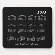 2013 kalender Mousepad Mus Mattor