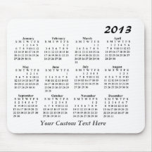 2013 kalender Mousepad Mus Mattor