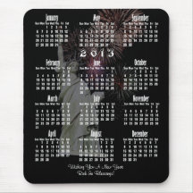 2013 varma hälsningar Mousepad för nytt år Mus Mattor