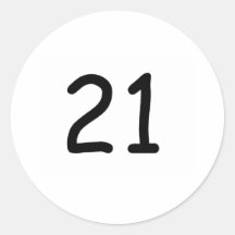 21 KLISTERMÄRKE
