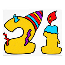 21st Födelsedag Tillkännagivande