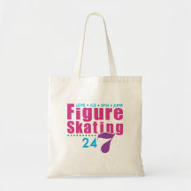 24/7 konståkning tote bag
