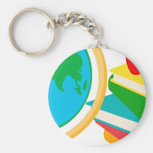 2727-Elementary-School-Design-Globe SKOLAR EDUCATI Nyckelring