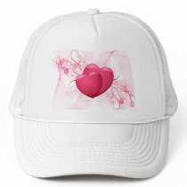 2 coeurs enlacés - casquettes de camionneur