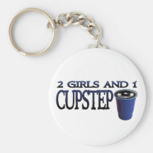 2 flickor och 1 Cupstep NEDSMUTSAD DUBSTEP Nyckelringar