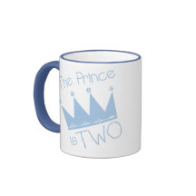 2nd födelsedag för Prince Kröna Kaffe Muggar