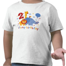 2nd födelsedag för Safari T Shirt
