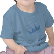 2nd födelsedagtshirts och gåvor för Prince Kröna
