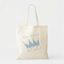 2nd födelsedagtshirts och gåvor för Prince Kröna Tote Bags
