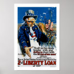 2nd frihetlån för Uncle Sam Print