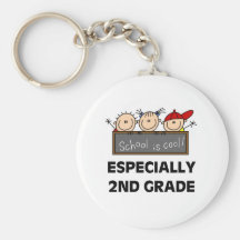 2nd Grundskolan är kalla Tshirts och gåvor Nyckelringar