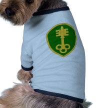 300. Militär polis Djur Tee Shirt