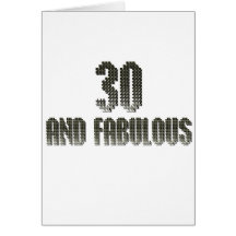 30 och fab diskotema kort